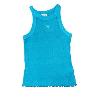 Cat & Jack Girls Palm Tree Embroidered Tank Top
